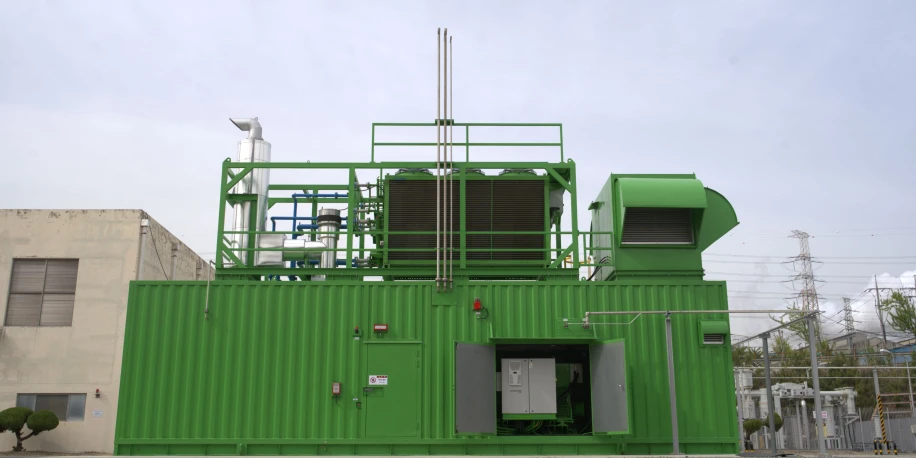 Газопоршневий двигун у контейнері