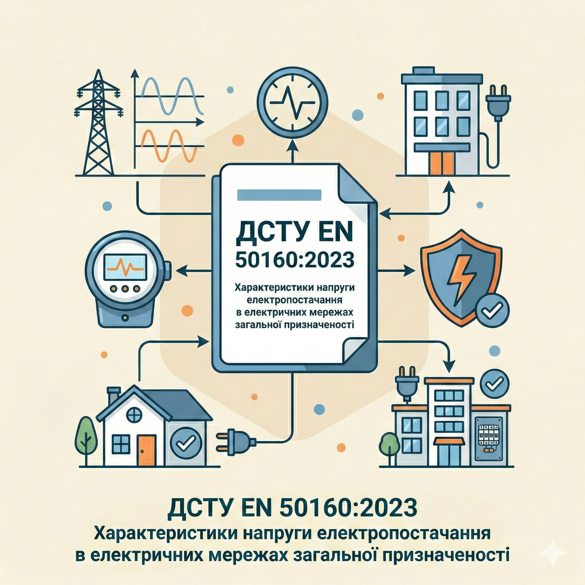 ДСТУ EN 50160 Якість електроенергії